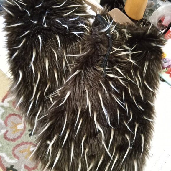 FAUX FUR LEGGINGS OR BOOT COVERS - Picture 1 of 2